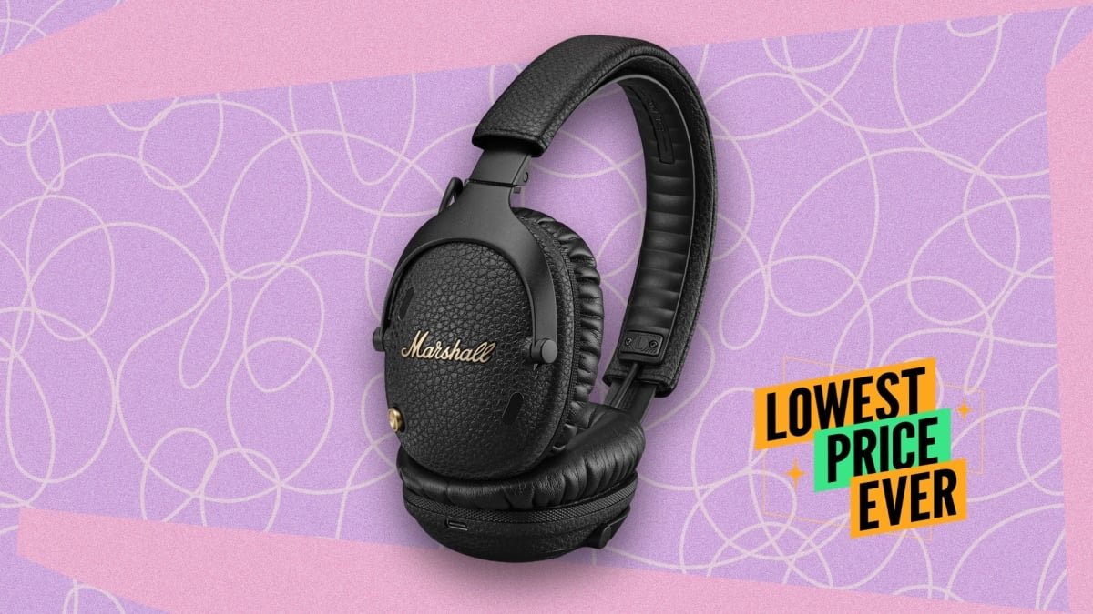 Unleash Your Inner Rock Star: Marshall Monitor III ANC Headphones Now Under $200 3 Marshall Monitor III ANC over-ear Bluetooth headphones with gold accents