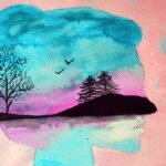 A person meditating or practicing mindfulness, with a calm expression, symbolizing control over anxiety and nervous system regulation.