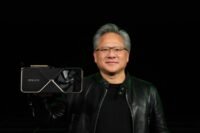 Nvidia CEO Jensen Huang in a business setting