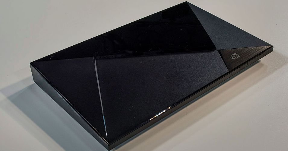 Nvidia Shield TV Pro streaming device with remote