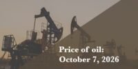 Oil barrels and a graph showing rising oil prices