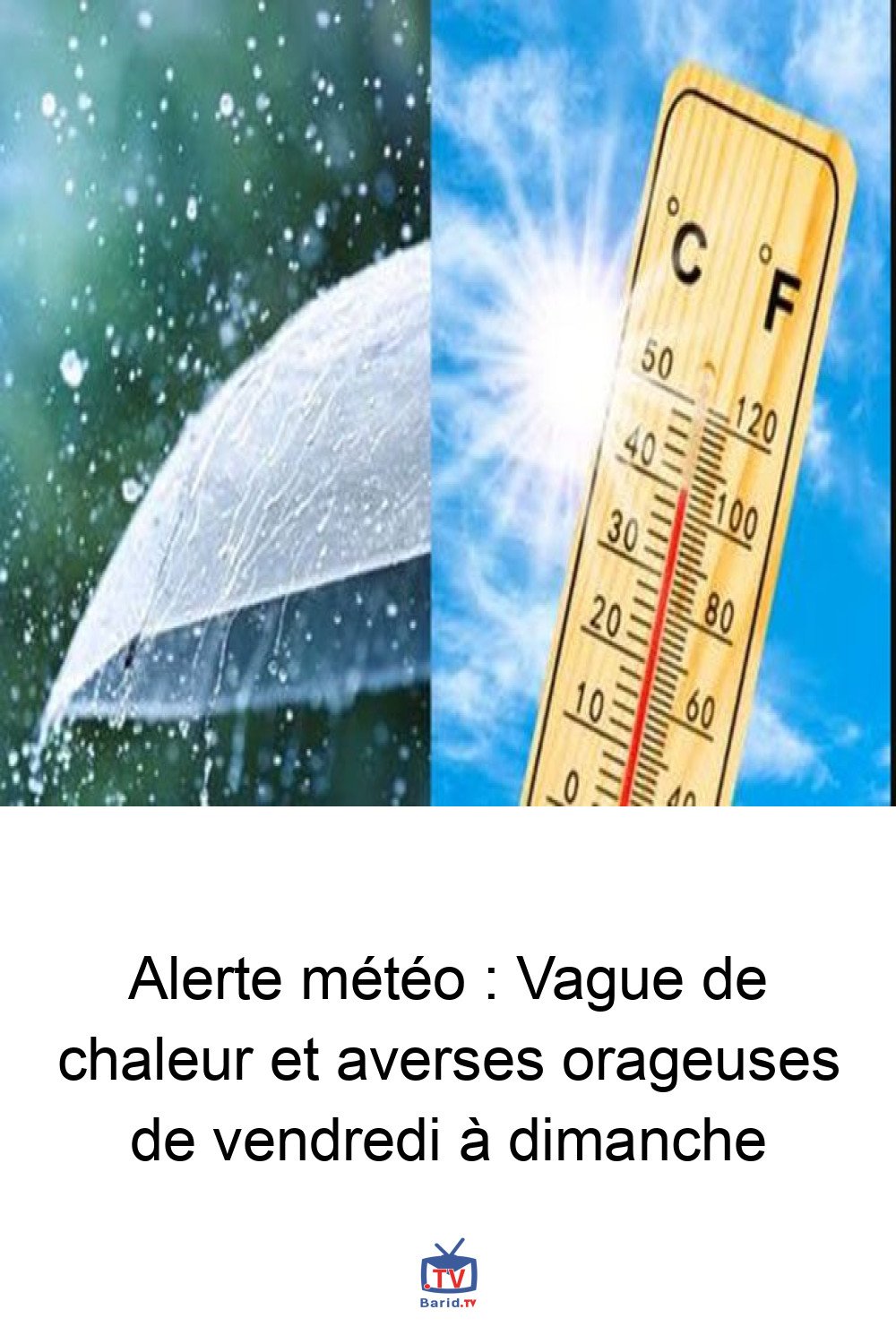 Alerte météo : Vague de chaleur et averses orageuses de vendredi à dimanche 4 Pinterest Hidden
