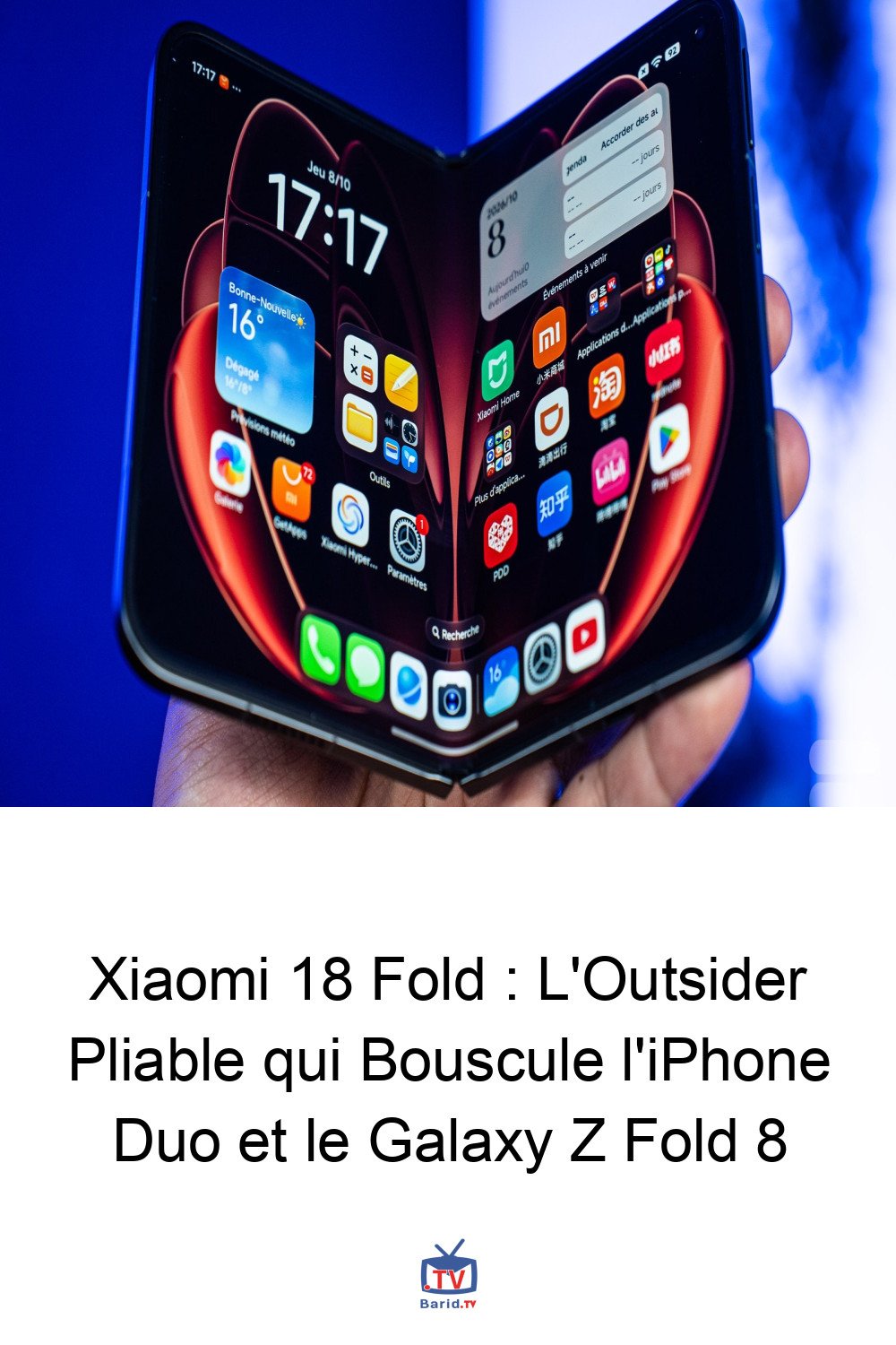 Xiaomi 18 Fold : L'Outsider Pliable qui Bouscule l'iPhone Duo et le Galaxy Z Fold 8 4 Pinterest Hidden