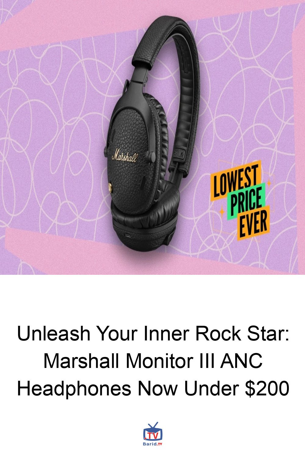 Unleash Your Inner Rock Star: Marshall Monitor III ANC Headphones Now Under $200 4 Pinterest Hidden