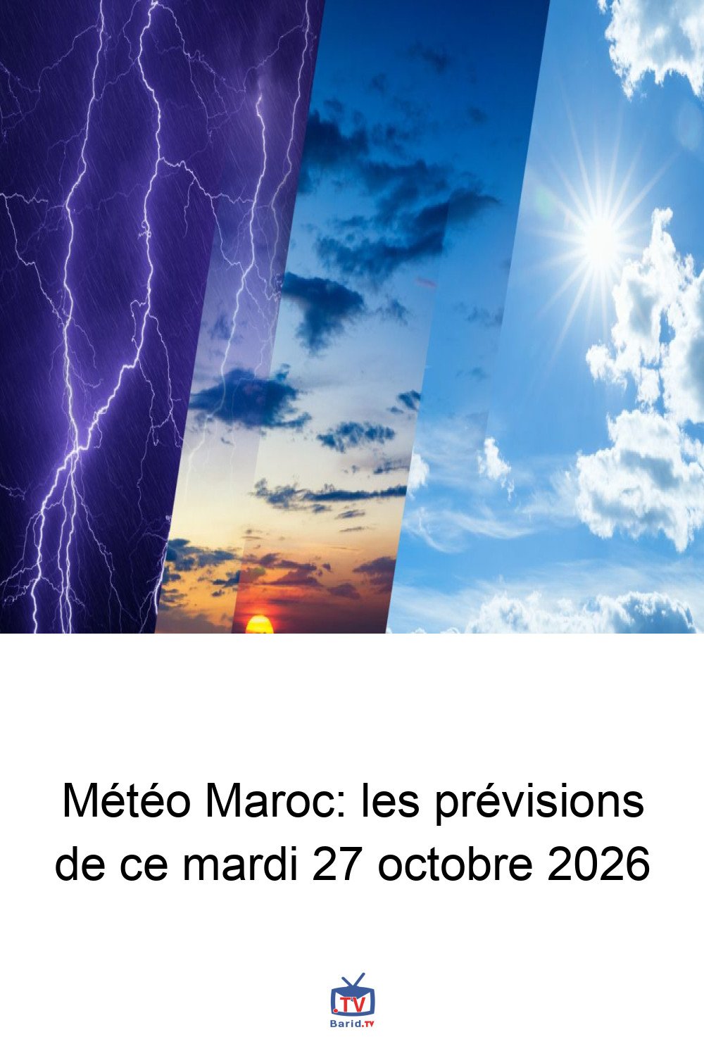 Météo Maroc: les prévisions de ce mardi 27 octobre 2026 4 Pinterest Hidden