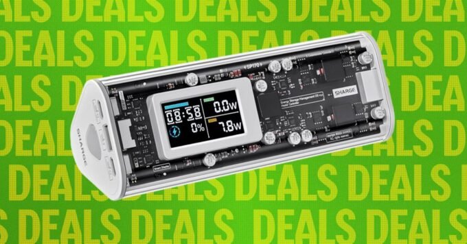 A collection of various power banks, including translucent, MagSafe-compatible, and high-capacity models, showcasing their diverse designs and features.