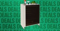 A Rocco Classic smart fridge in a retro-inspired setting, showcasing its design and smart features.