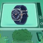 Samsung Galaxy Watch Ultra smartwatch displaying outdoor features