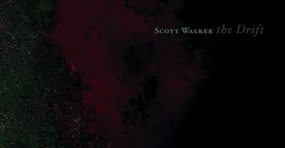 Album cover for Scott Walker's 'The Drift' featuring abstract imagery