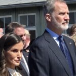 Le roi Felipe VI et la reine Letizia d'Espagne lors d'une visite officielle, symbolisant le soutien à Sebta et Melilla.