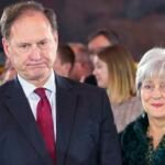 Justice Alito's Retirement Rumors: A Glimpse into the High Court's Political Chessboard 6 Supreme Court Justice Samuel Alito Jr. and his wife Martha-Ann Alito paying respects at Reverend Billy Graham's casket in the U.S. Capitol Rotunda, February 28, 2018.