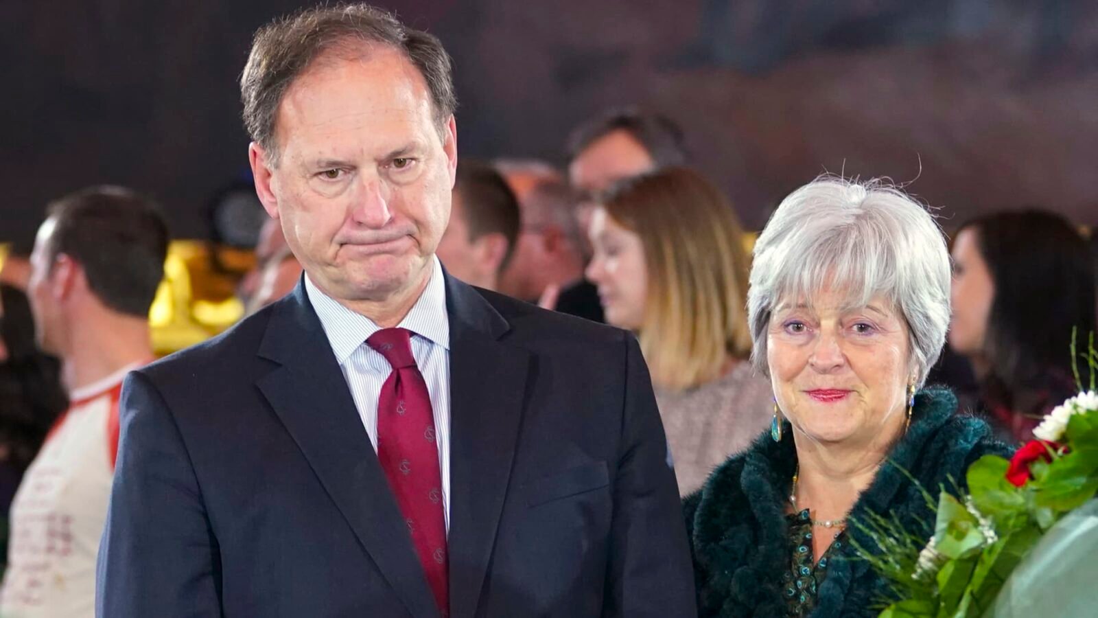 Justice Alito's Retirement Rumors: A Glimpse into the High Court's Political Chessboard 1 Supreme Court Justice Samuel Alito Jr. and his wife Martha-Ann Alito paying respects at Reverend Billy Graham's casket in the U.S. Capitol Rotunda, February 28, 2018.