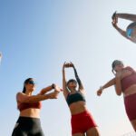 A person engaging in a combination of aerobic and resistance exercises, symbolizing comprehensive blood pressure management.