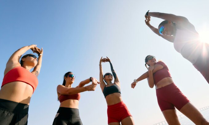 A person engaging in a combination of aerobic and resistance exercises, symbolizing comprehensive blood pressure management.