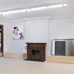 Thea Djordjadze's sculptural installation 'A well of night' at Sprüth Magers, showcasing interaction with neo-Renaissance architecture.